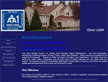 Tablet Screenshot of aaa1pressurewashing.com